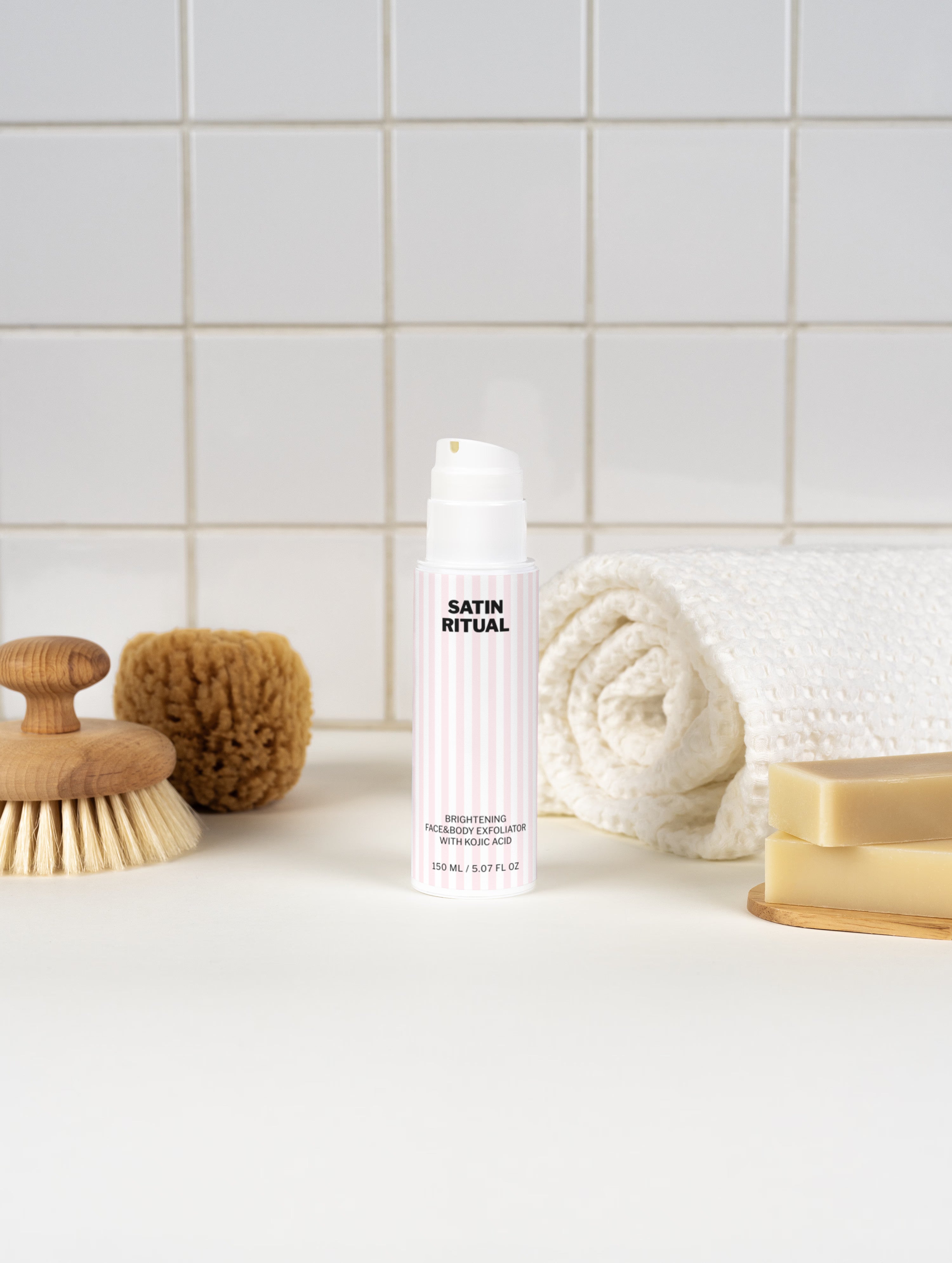 Brightening Face&Body Exfoliator with Kojic Acid